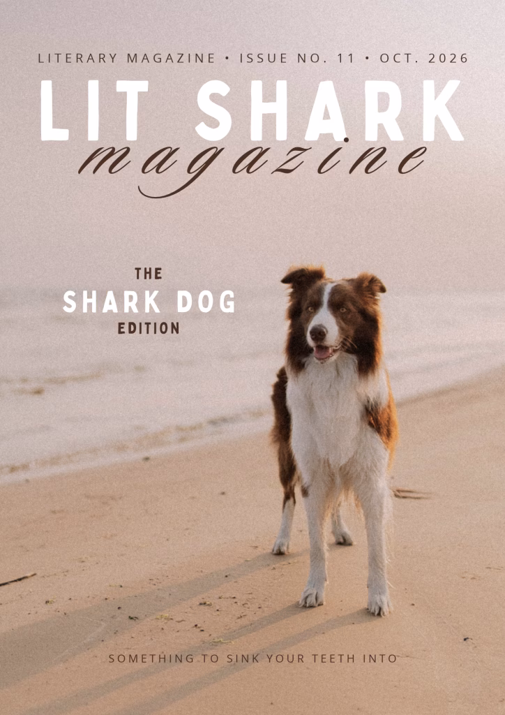 Issue 11 of Lit Shark Magazine: The SHARK DOG Edition, front cover