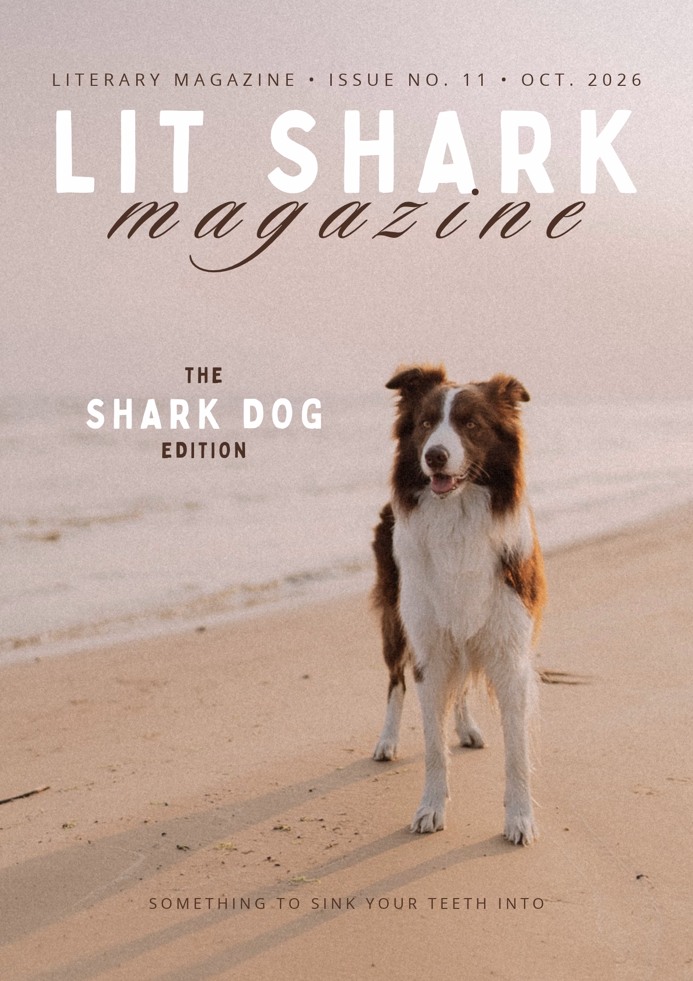Issue 11 of Lit Shark Magazine: The SHARK DOG Edition - front cover